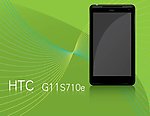 HTC_G11手机矢量