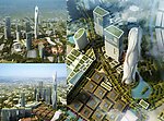 高楼大厦建筑模型