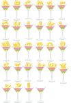 酒杯字母
