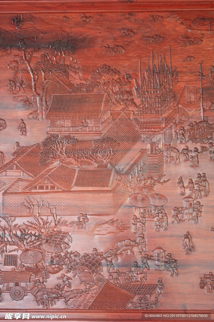 红木清明上河图