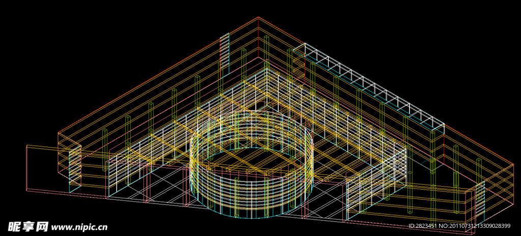 建筑3D模型图