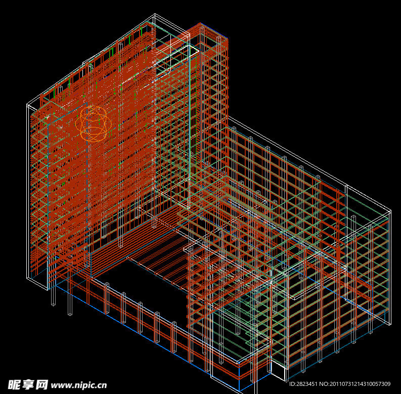 建筑3D模型图