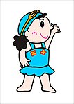 卡通小女孩