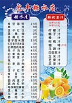 糖水菜单