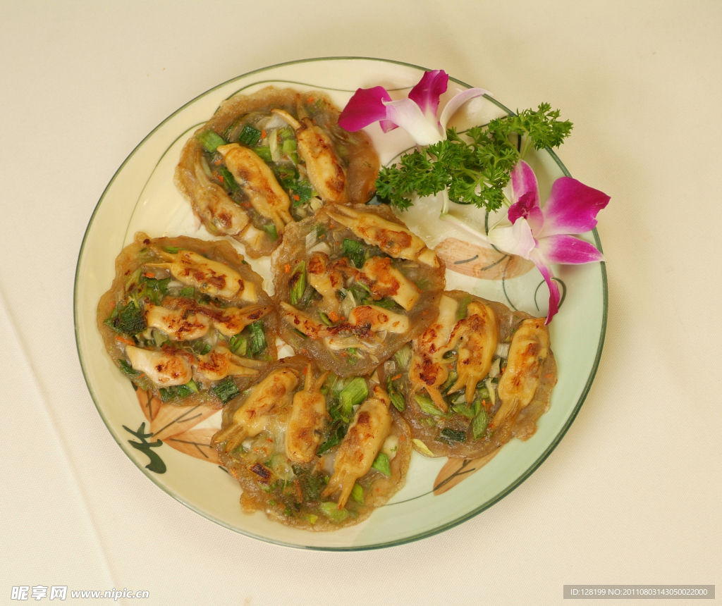 葱花蛏煎饼