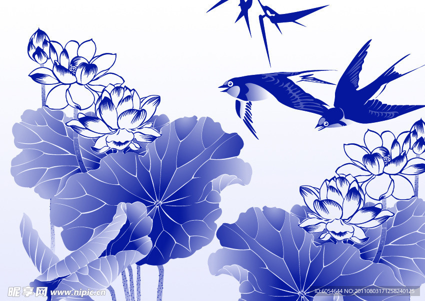 花鸟笔刷