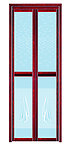 红木铝合金折叠门
