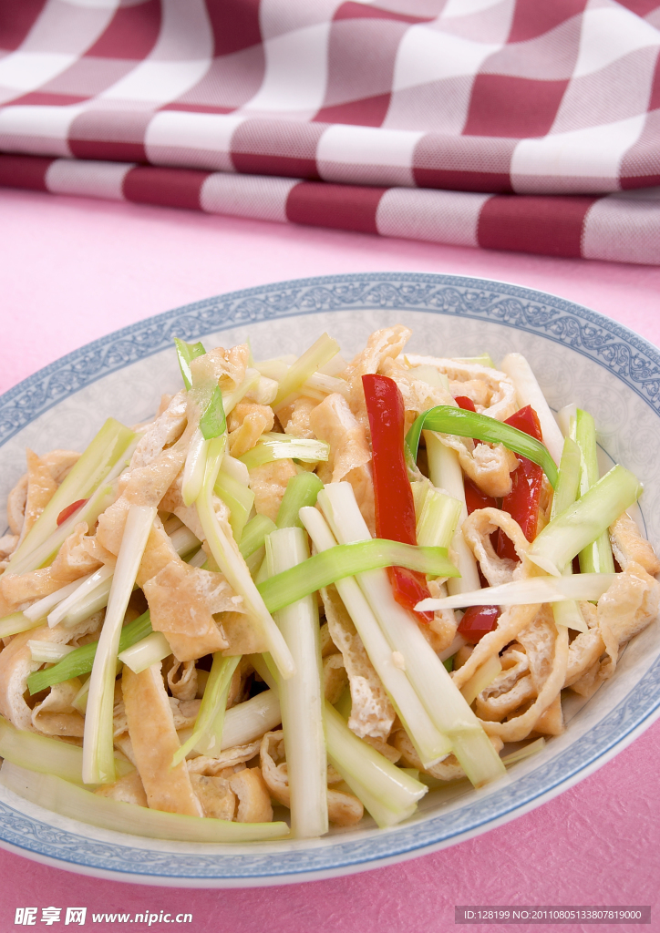 韭黄炒豆干