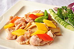 杏鲍菇炒猪颈肉