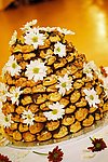 美味巧克力泡芙塔