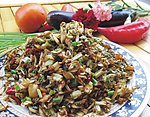 白菜炒肉末