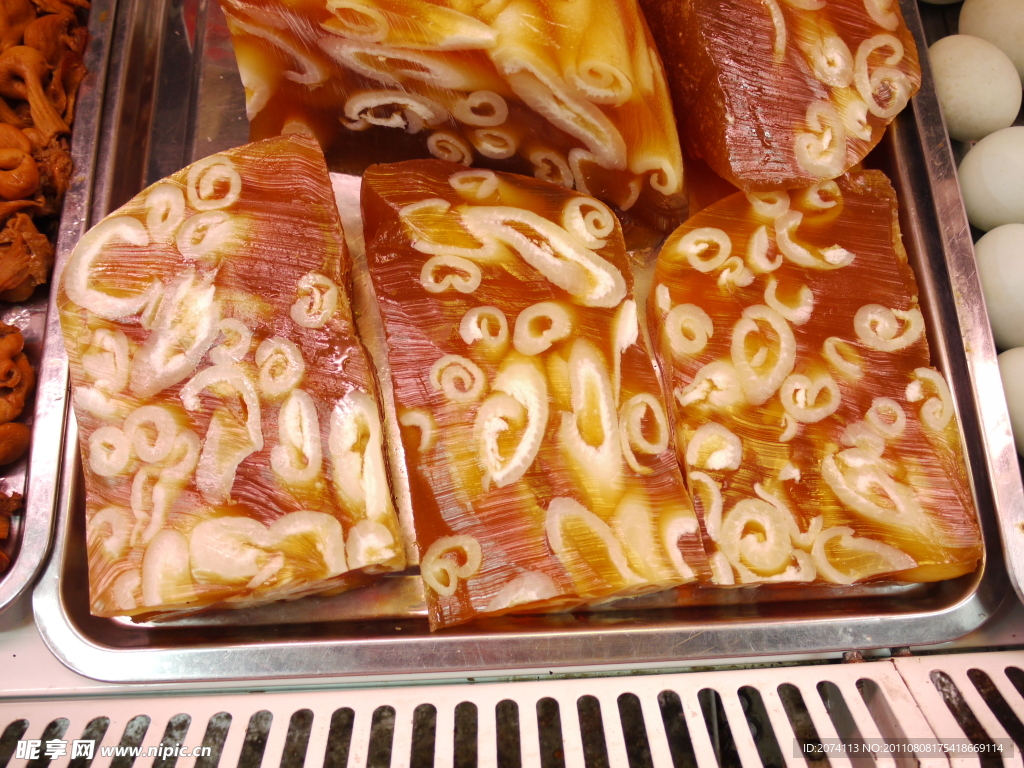 猪肉皮盆冻图片