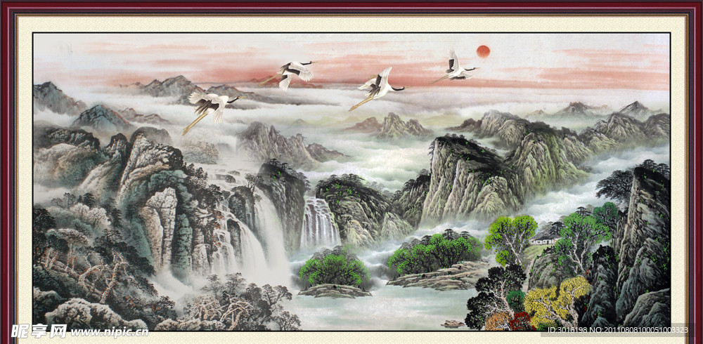 山水国画