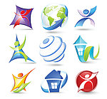 3D立体LOGO图标
