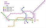 深圳地铁1 5号线路图