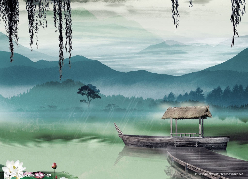 水墨风景