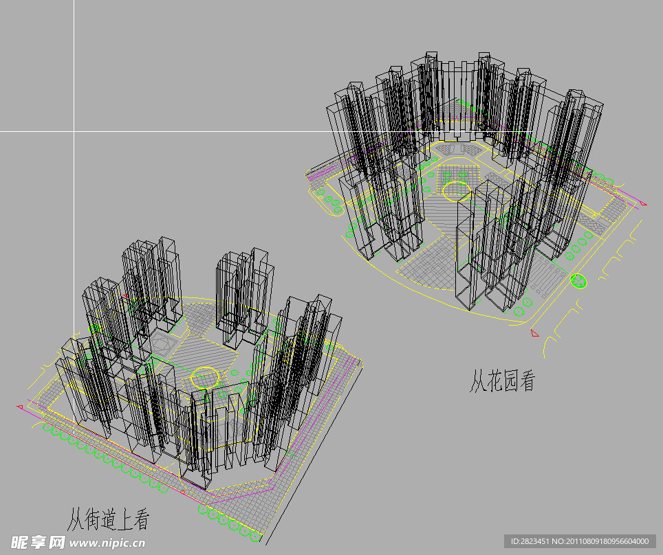 住宅楼3D立体图