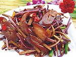 野蕨菜炒腊味
