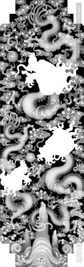 灰度图 龙