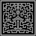 灰度图 中国结