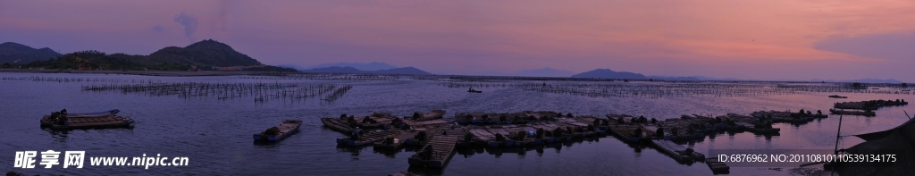 大海夕照对接(画面部分有损坏)