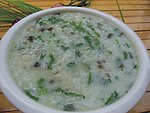 皮蛋芥菜肉末粥