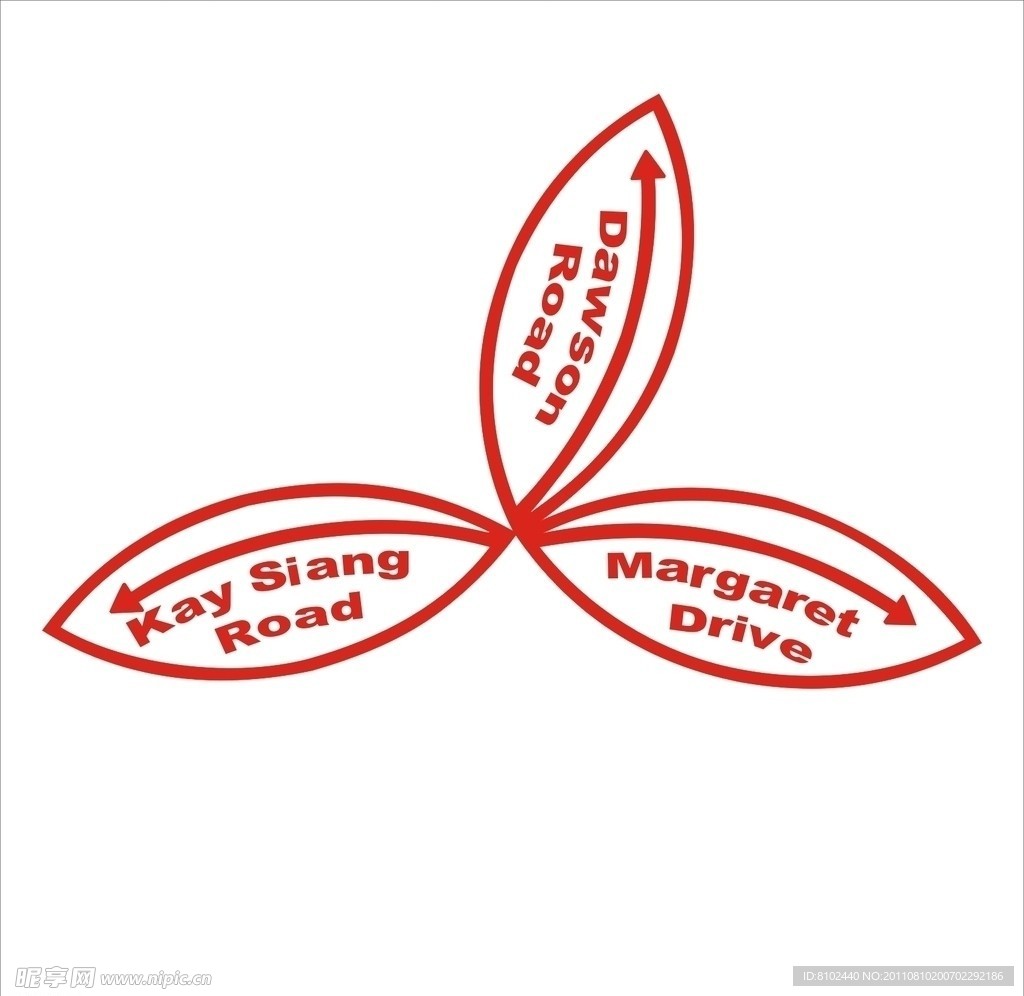 DAWSON ROAD 三叶拼花