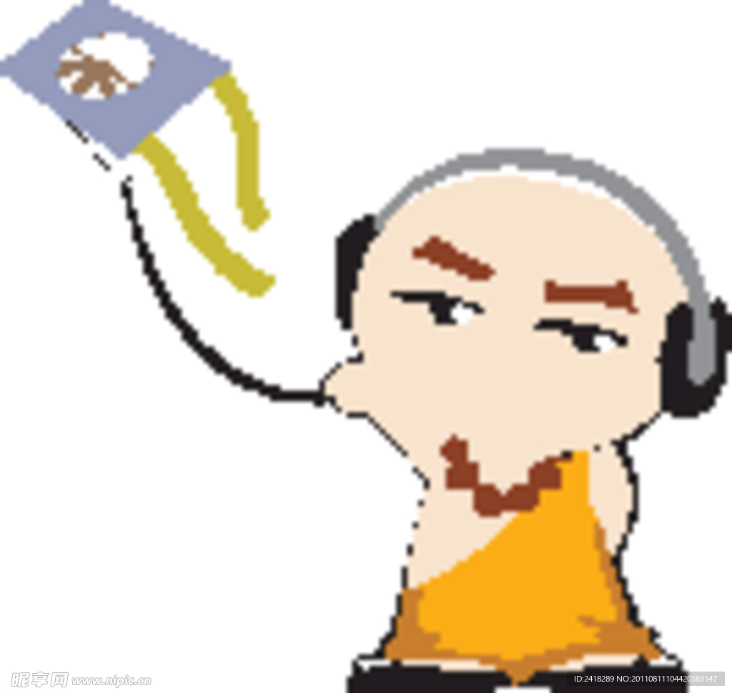 放风筝的小和尚