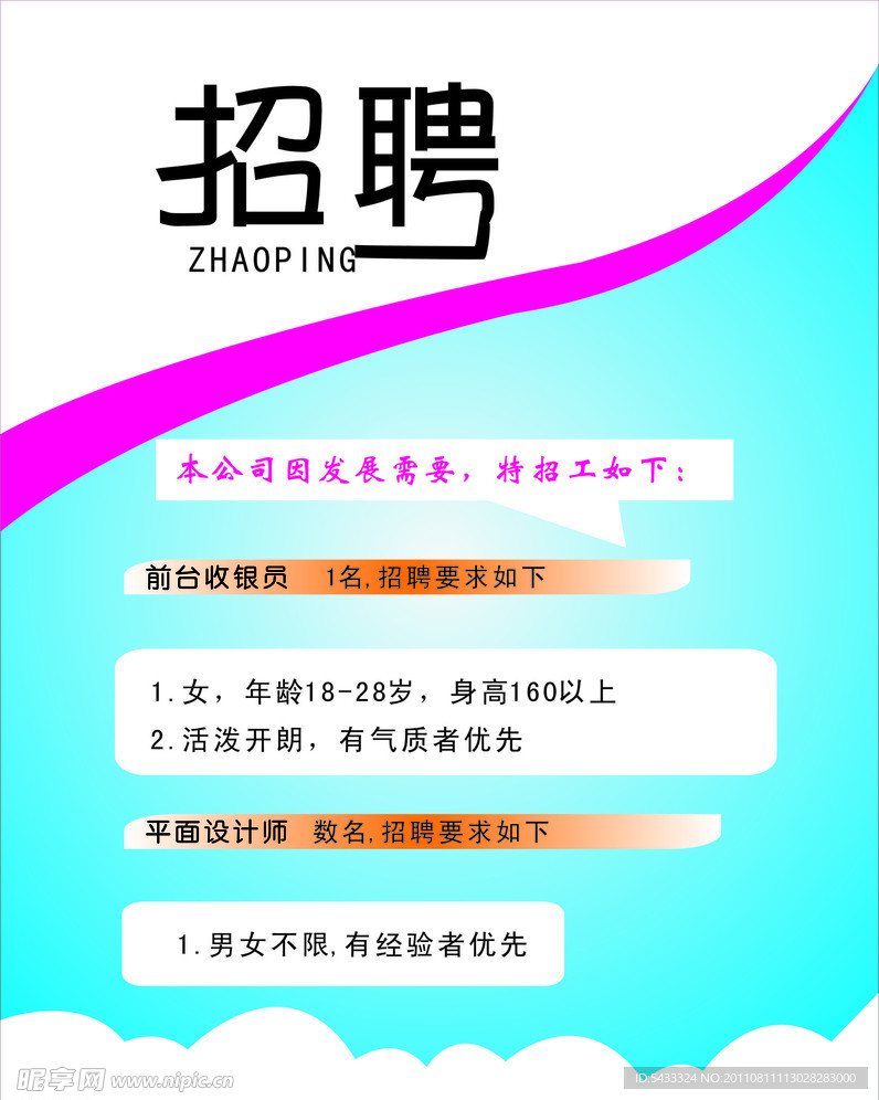 招聘广告