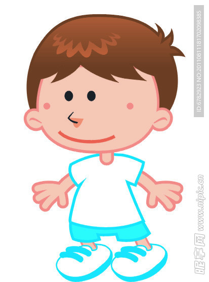 矢量小孩