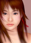 手绘美女