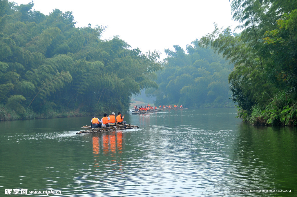 绿水绿树