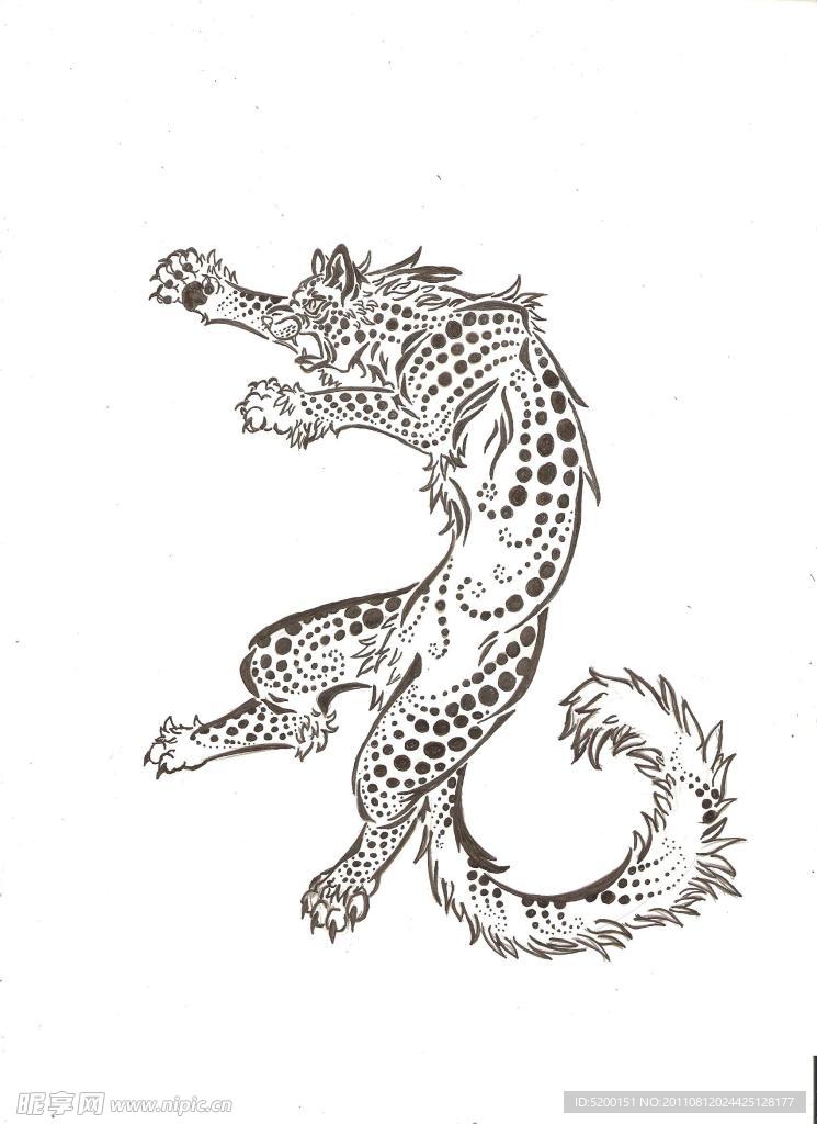 豹子素描