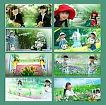 阳光女女写真