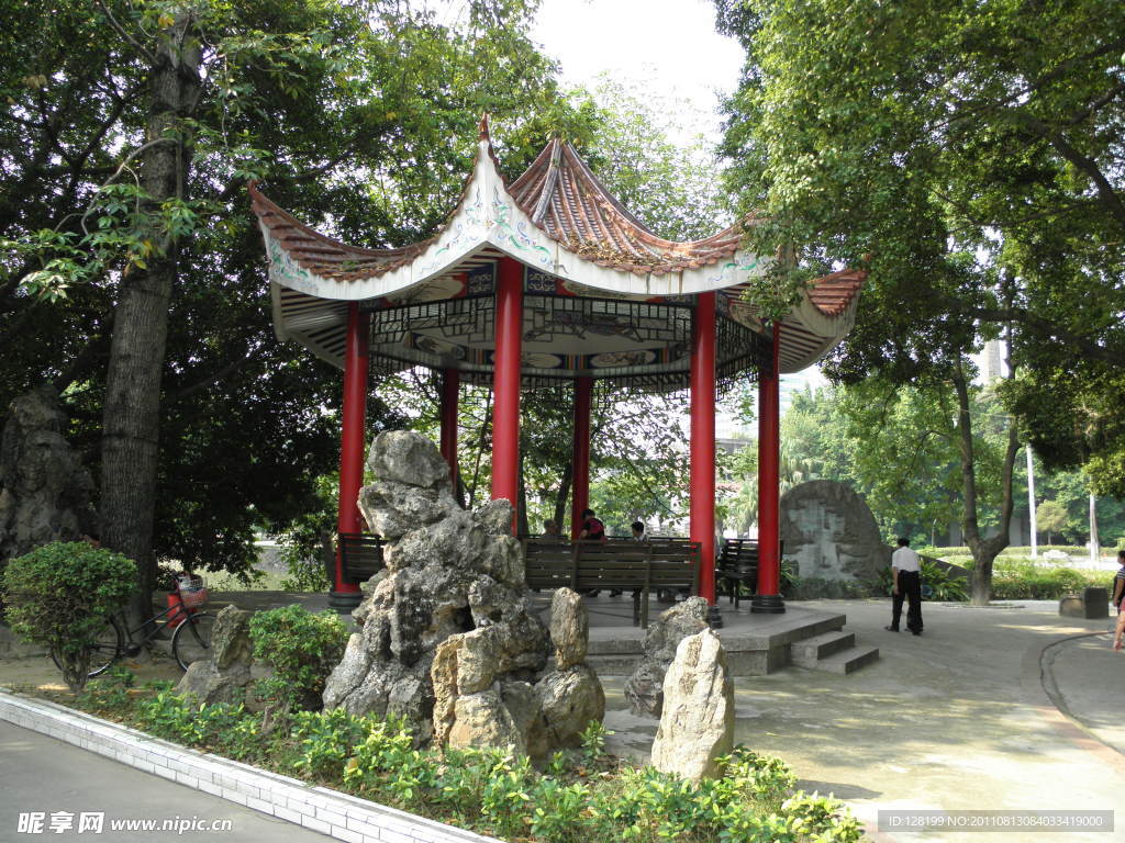 福州南公园亭子