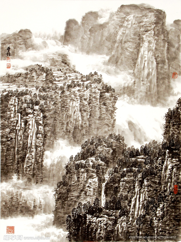 春山云雾