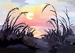 夕阳