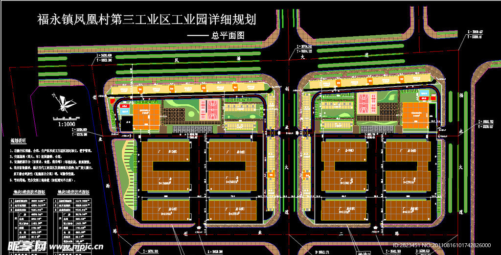 总平面规划彩图