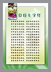 食疗七字经展板