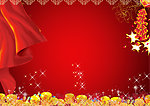 喜庆红色节日背景设计