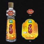 小磨香油瓶贴
