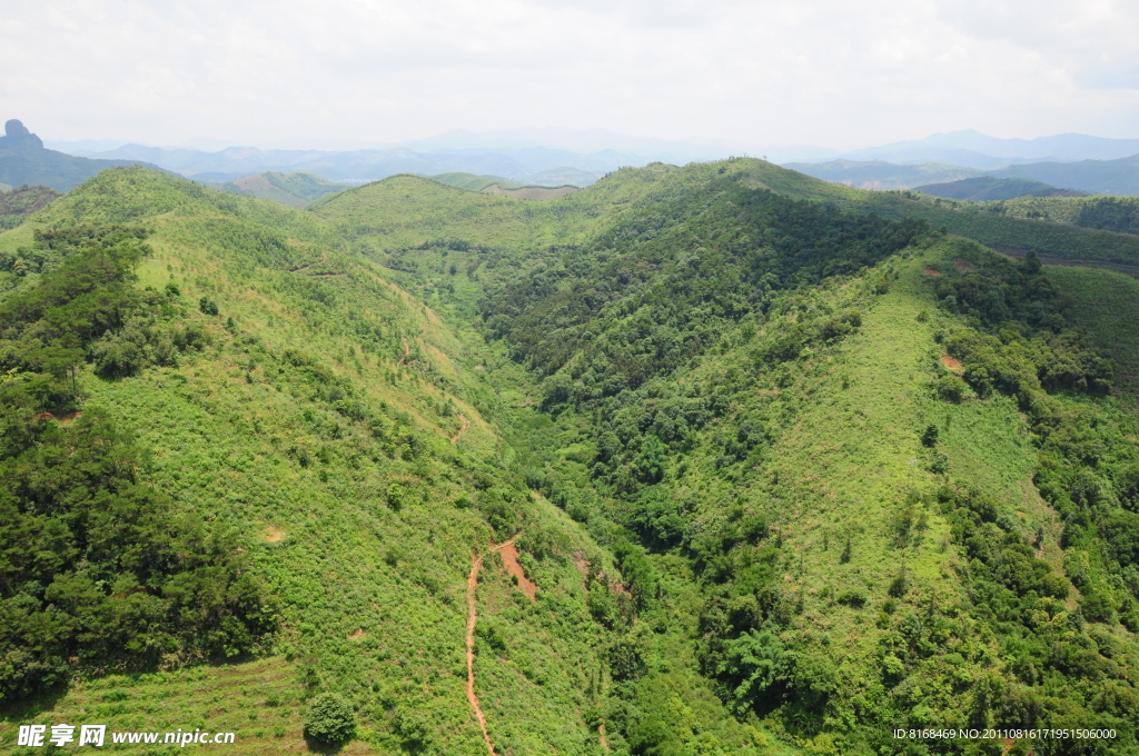 航拍大地风景