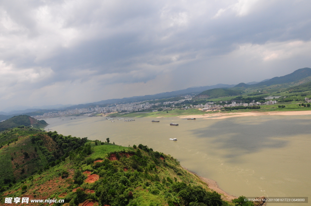 航拍大地风景