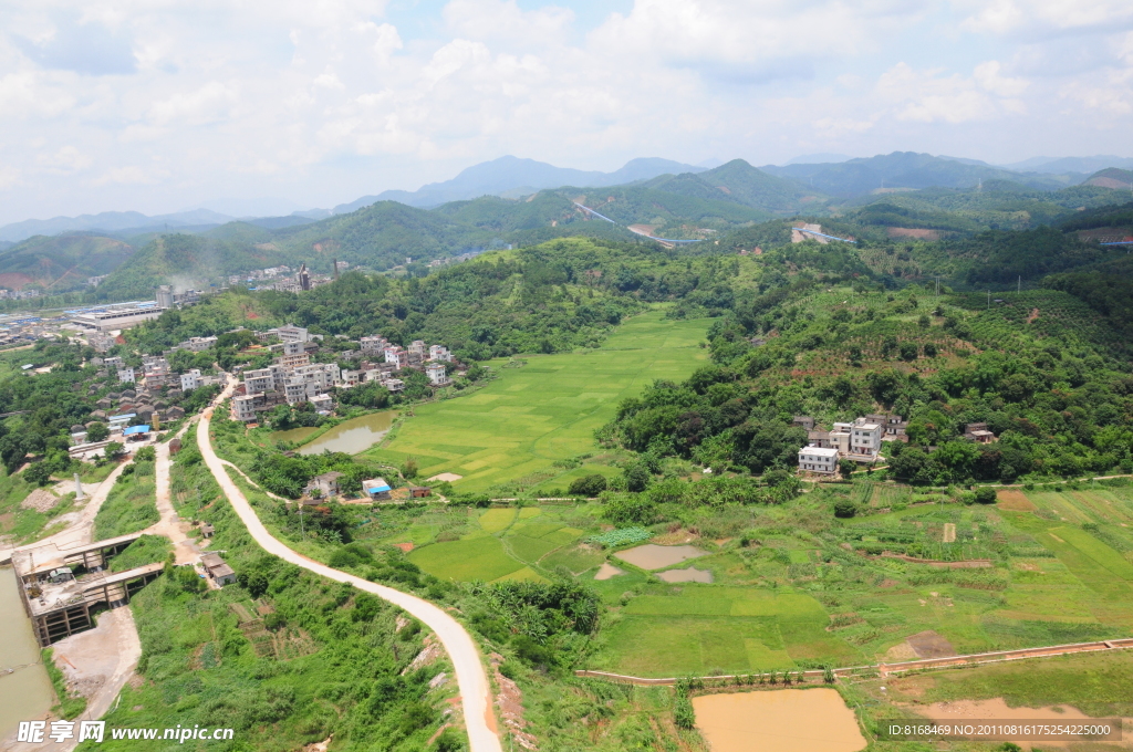 航拍大地风景