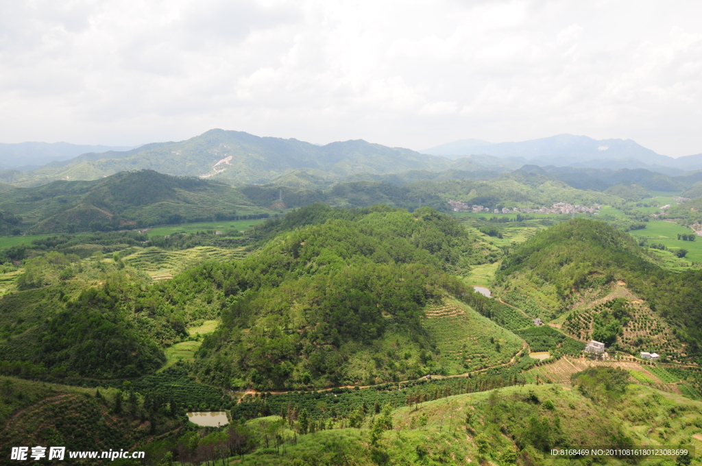 航拍大地风景