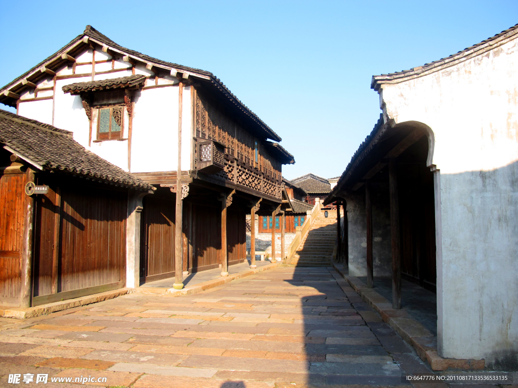 古镇石板路
