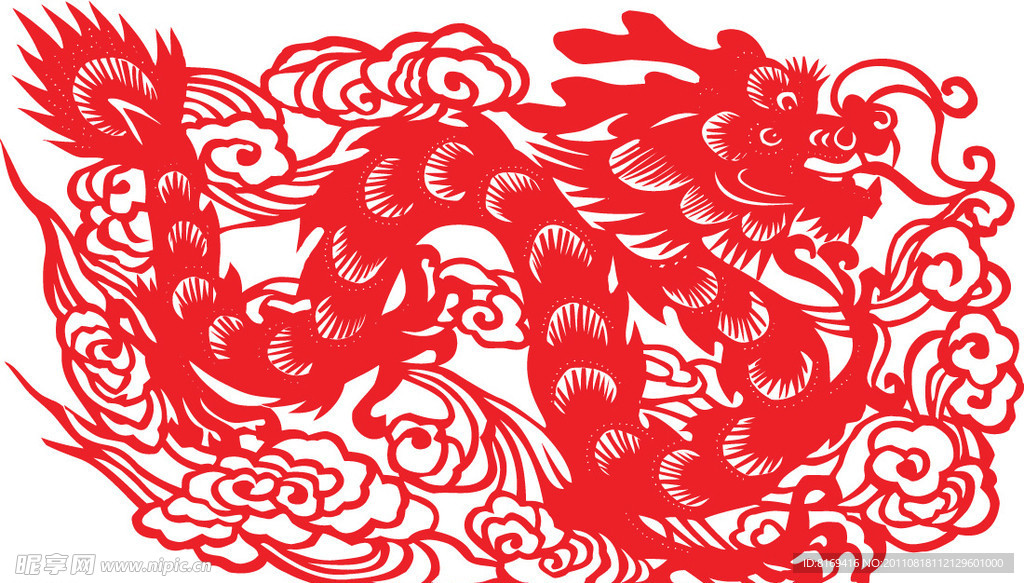 剪纸龙