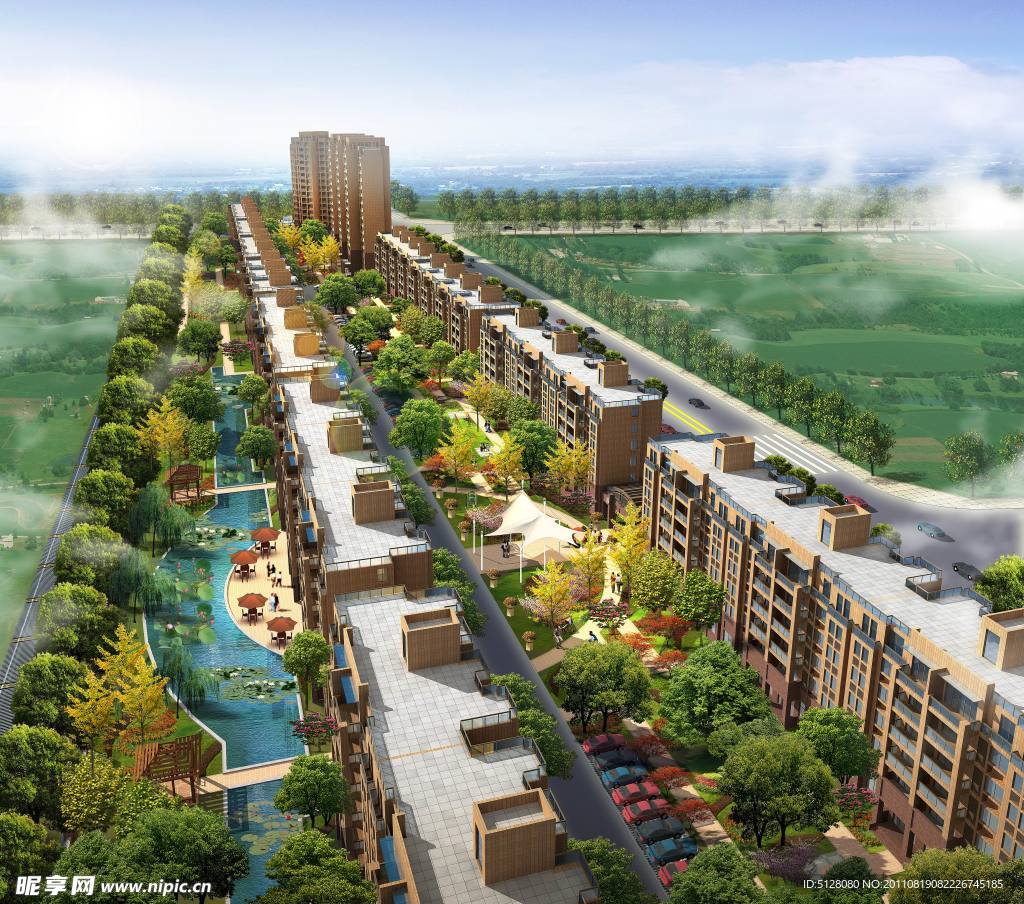 房地产效果图图片