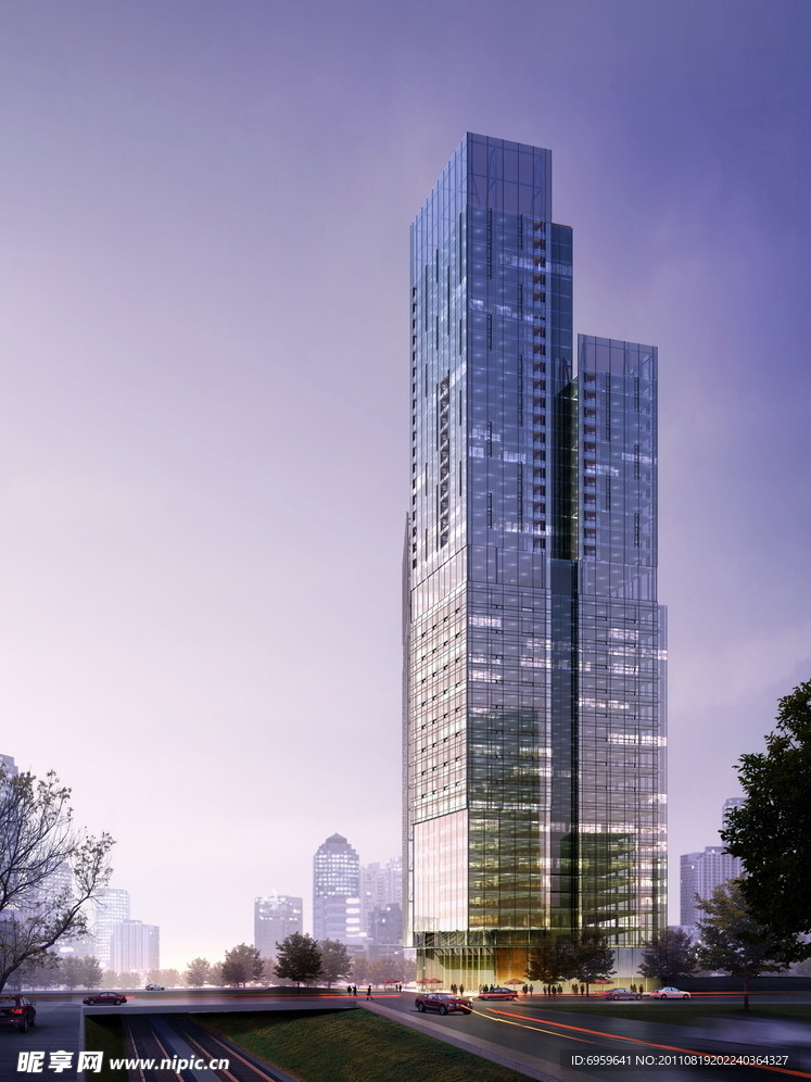 高层建筑效果图