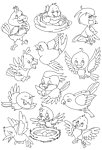 漫画黑白线稿